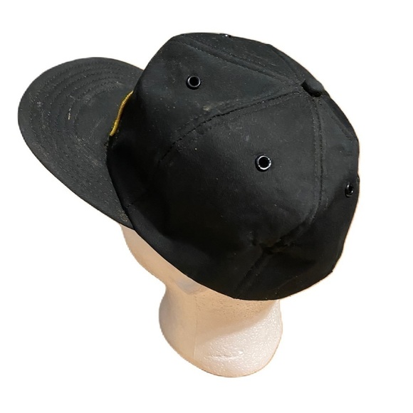 Vintage White Diner Tamaqua Pennsylvania Black Patch SnapBack Hat Trucker - Picture 3 of 9